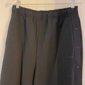 Nike x Skims black snap pants